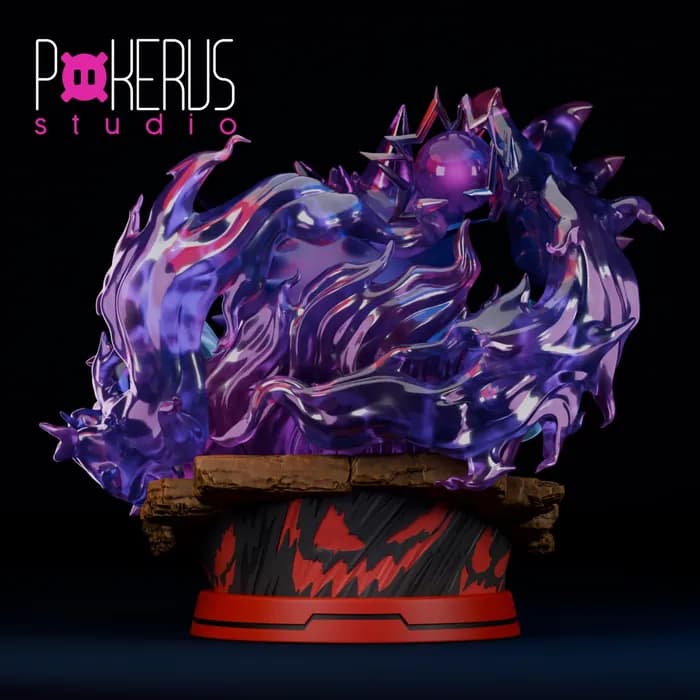 STL - gengar pokerus studio mythic tier render 3