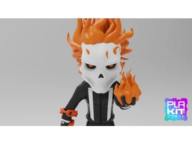 STL - ghost rider agents of shield version render 1