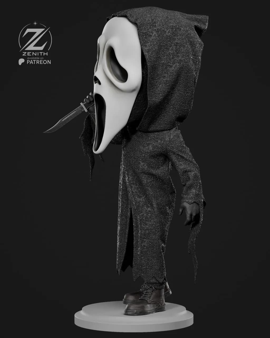 STL - Ghostface Estilizado Zenith Studios render 4