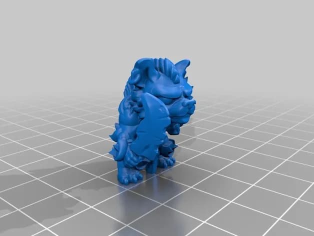 STL - gnoll render 2