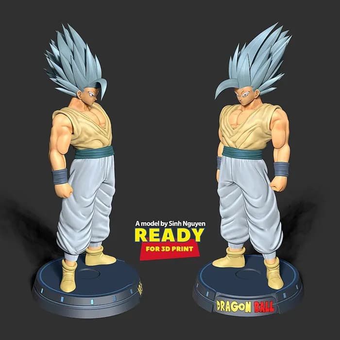 STL - gohan beast nlsinh render 2