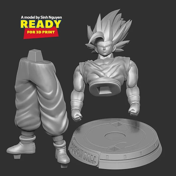 STL - gohan beast nlsinh render 3