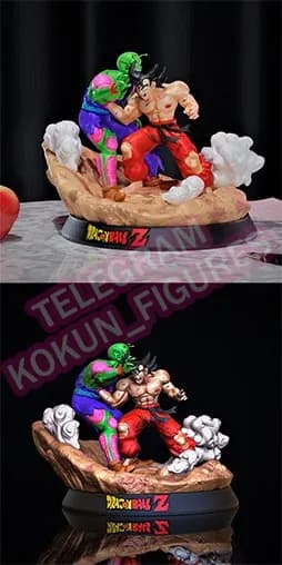 STL - Goku y Piccolo Jr en combate render 1