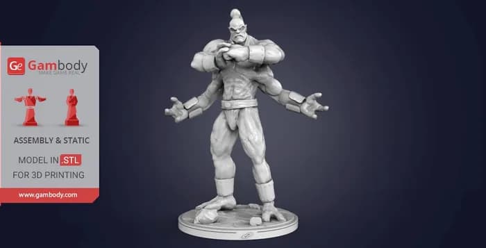 STL - goro gambody render 2