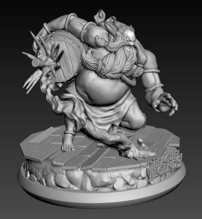 STL - gragas render 2