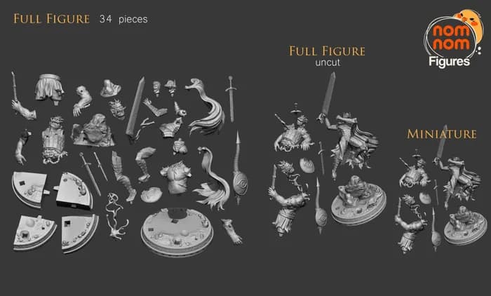 STL - guts berserk 178mm render 2