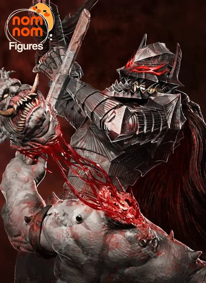 STL - guts berserk 178mm render 3