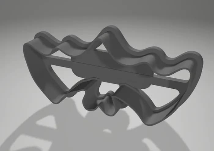 STL - halloween spider and bat cookie cutters render 2