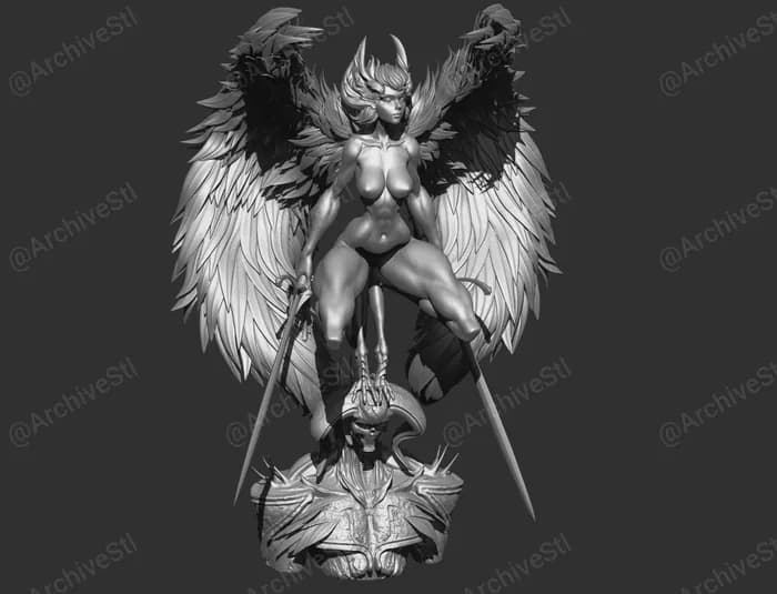 STL - harpy render 1