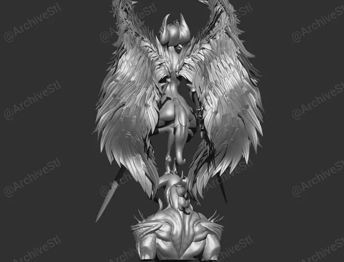 STL - harpy render 3