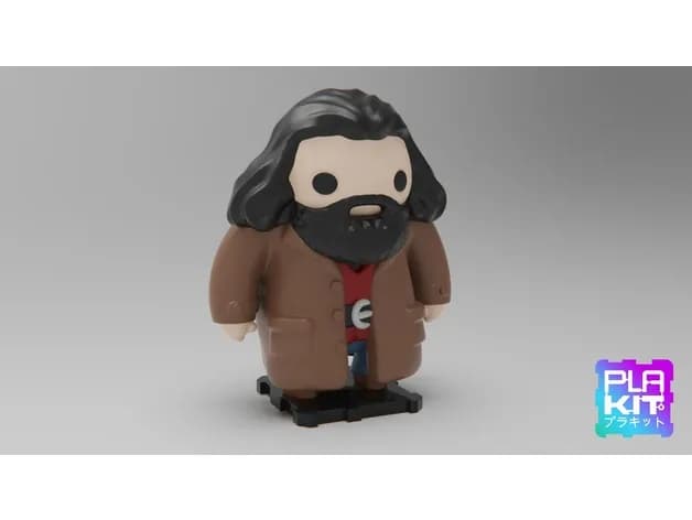 STL - harry potter s rubeus hagrid render 2