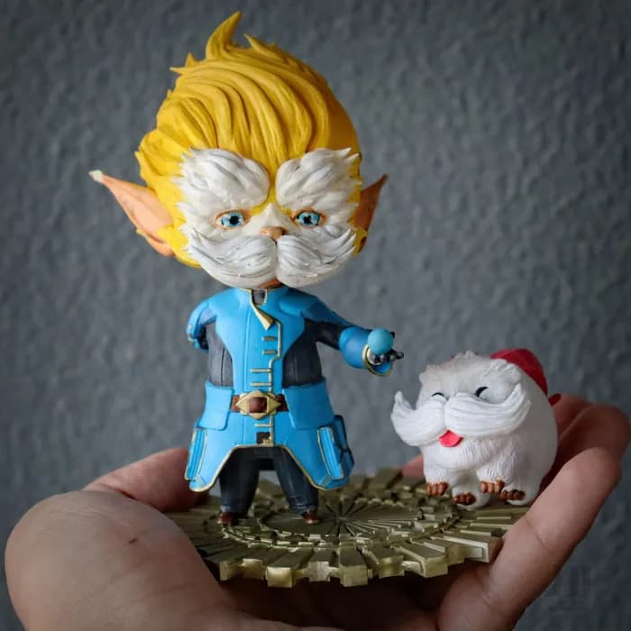 STL - heimerdinger arcane league of legends axxis studio render 1