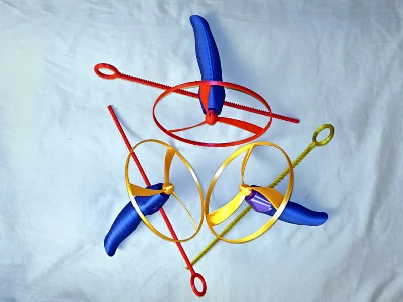 STL - Toy helicopters with propellers