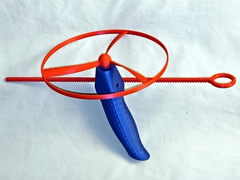 STL - Helicópteros de juguete con hélices render 3
