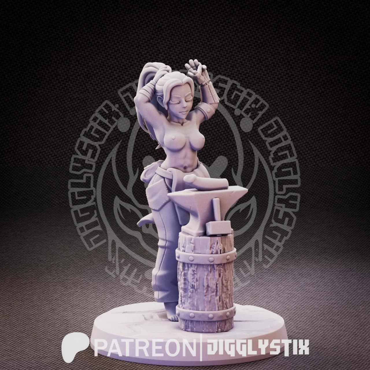 STL - Herrera feliz render 3