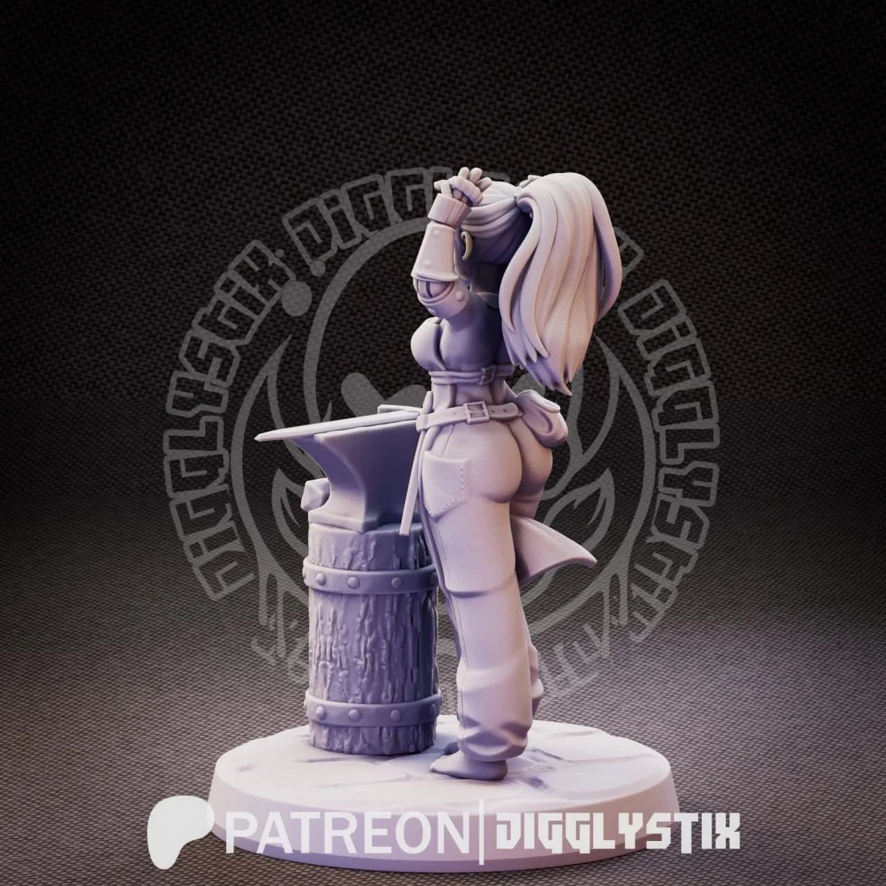 STL - Herrera feliz render 5