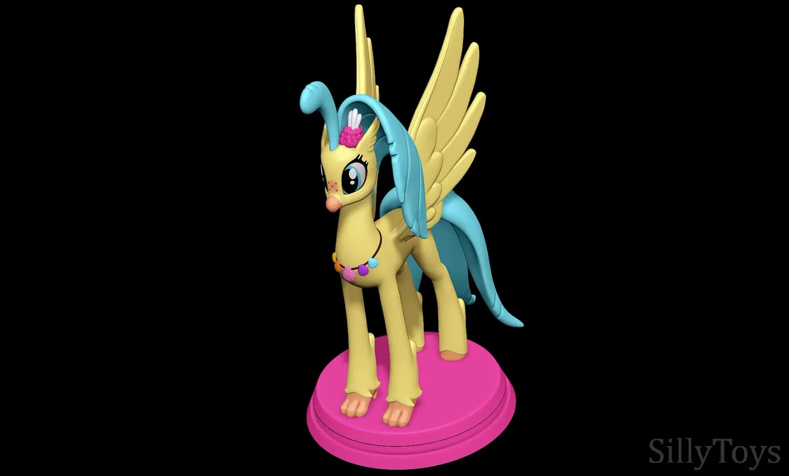 STL - Hipogrifo Skystar de My Little Pony render 4