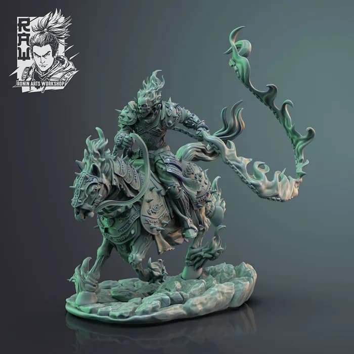 STL - horseman furio render 2