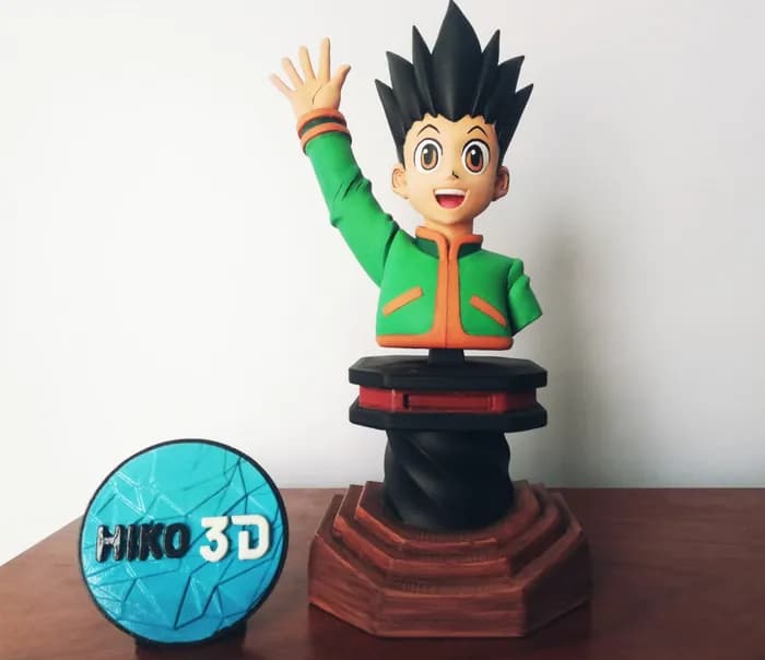 STL - hunter x hunter – gon freecss (3d fanart) render 1
