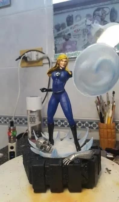 STL - invisible woman 隐形女 render 1