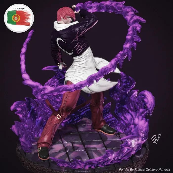 STL - Iori Yagami The King of Fighters render 4