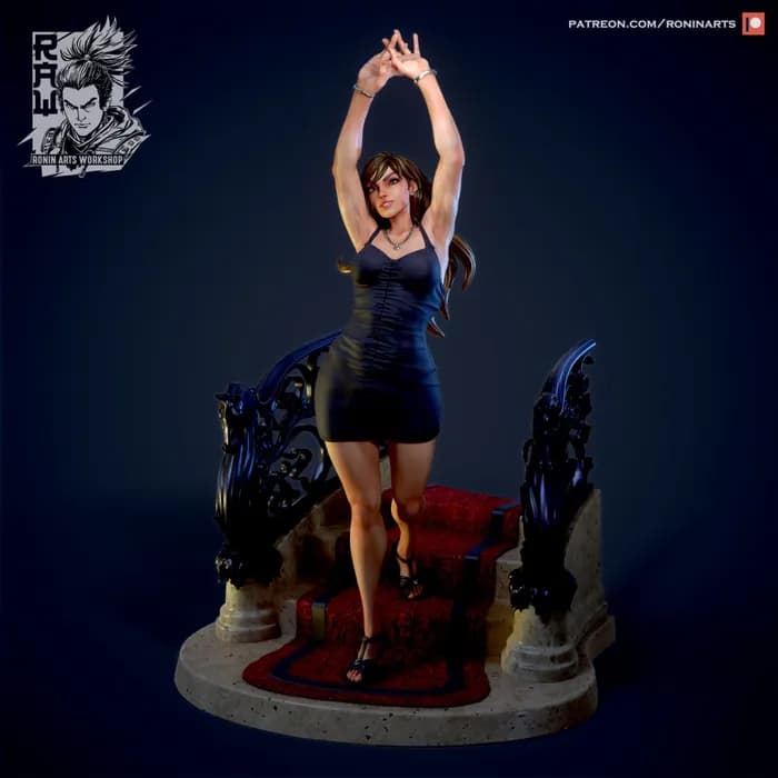 STL - irene pin up render 2