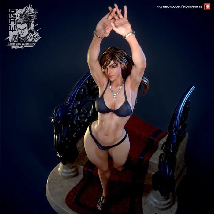 STL - irene pin up render 5