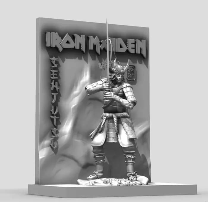 STL - iron maiden senjutsu render 2