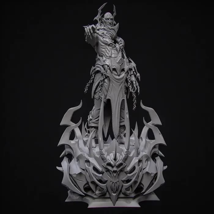 STL - jailer warcraft shadowlands@hehestl render 4