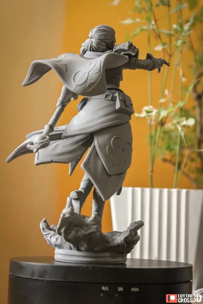 STL - jaina proudmoore world of warcraft 3d print model render 4