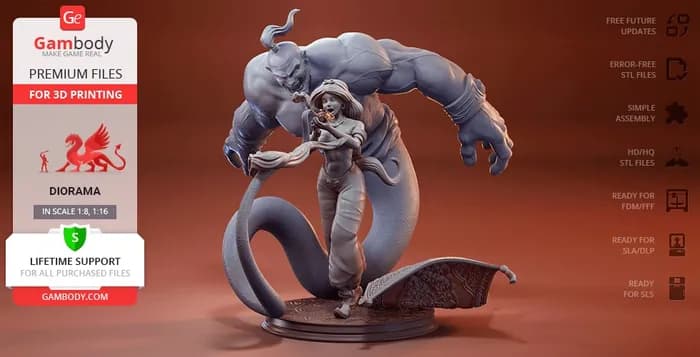STL - jamine and genie render 2