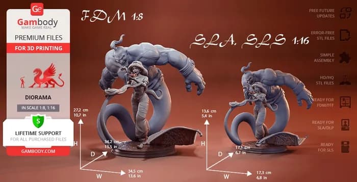 STL - jamine and genie render 3