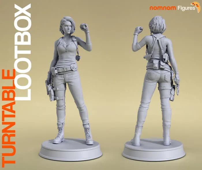 STL - jill valentine render 2