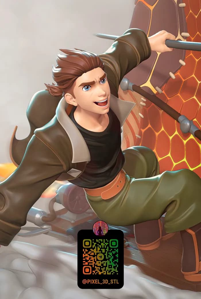 STL - Jim Hawkins from Treasure Planet