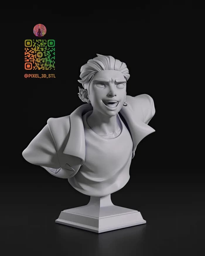STL - Jim Hawkins de El Planeta del Tesoro render 3