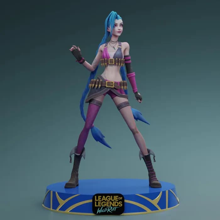 STL - jinx free ll stl render 1
