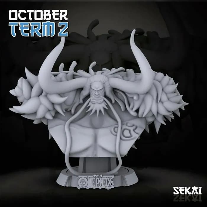 STL - kaido sculpture sekai 3d models 30 cm 30 parts render 2