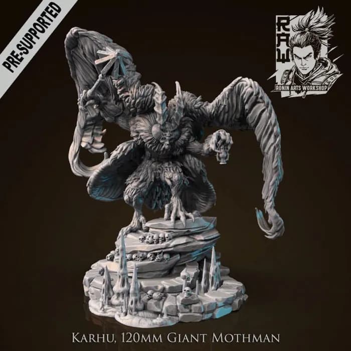 STL - karhu the mothman rar render 2