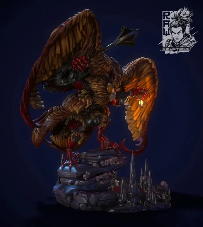 STL - karhu the mothman rar render 3