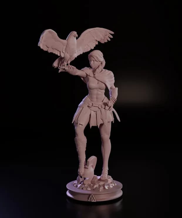 STL - Kassandra de Assassin's Creed Odyssey render 2