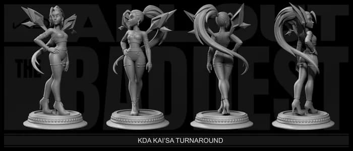 STL - kda all out kaisa render 2