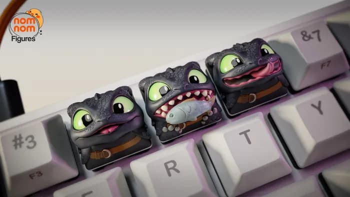 keycaps toothless how to train your dragon