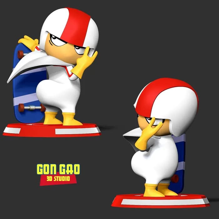 STL - kick buttowski fanart render 3