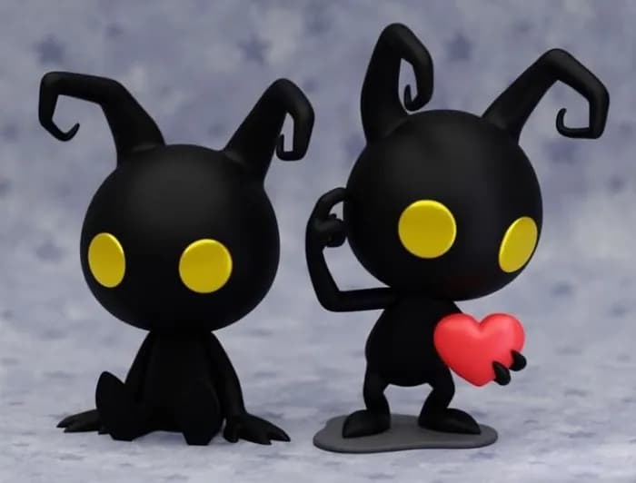 STL - kingdom hearts heartless shadow miniature render 1
