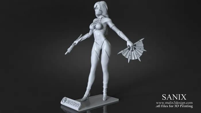 STL - kitana stl sanix render 2
