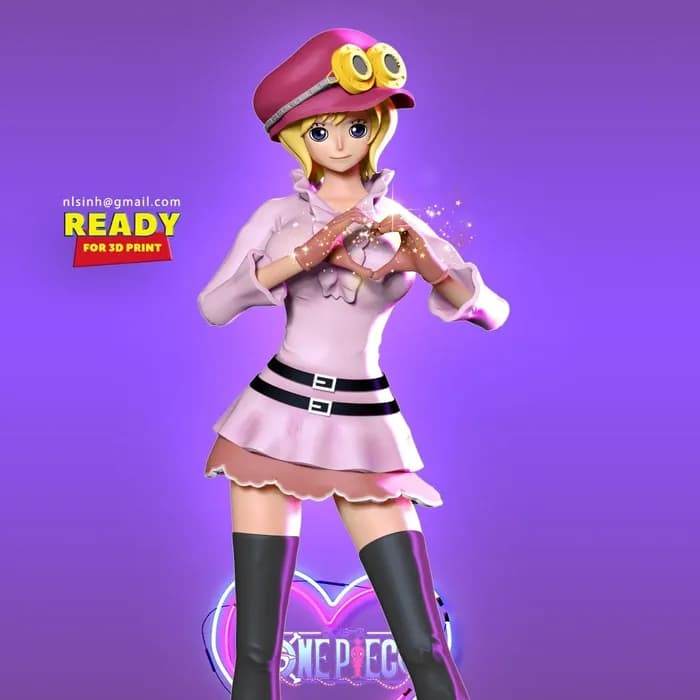 STL - koala one piece fanart render 2