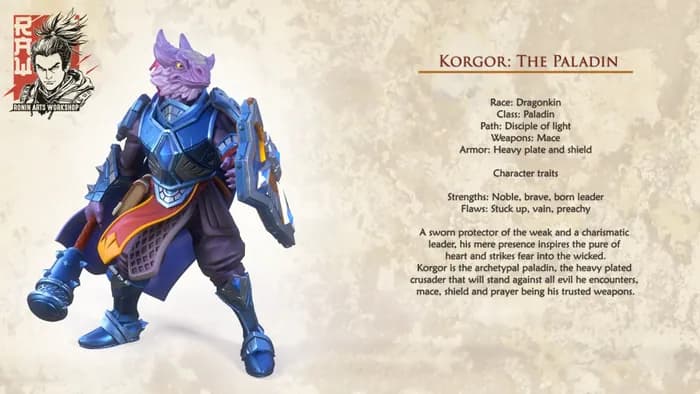 STL - korgor actionpose rar render 4
