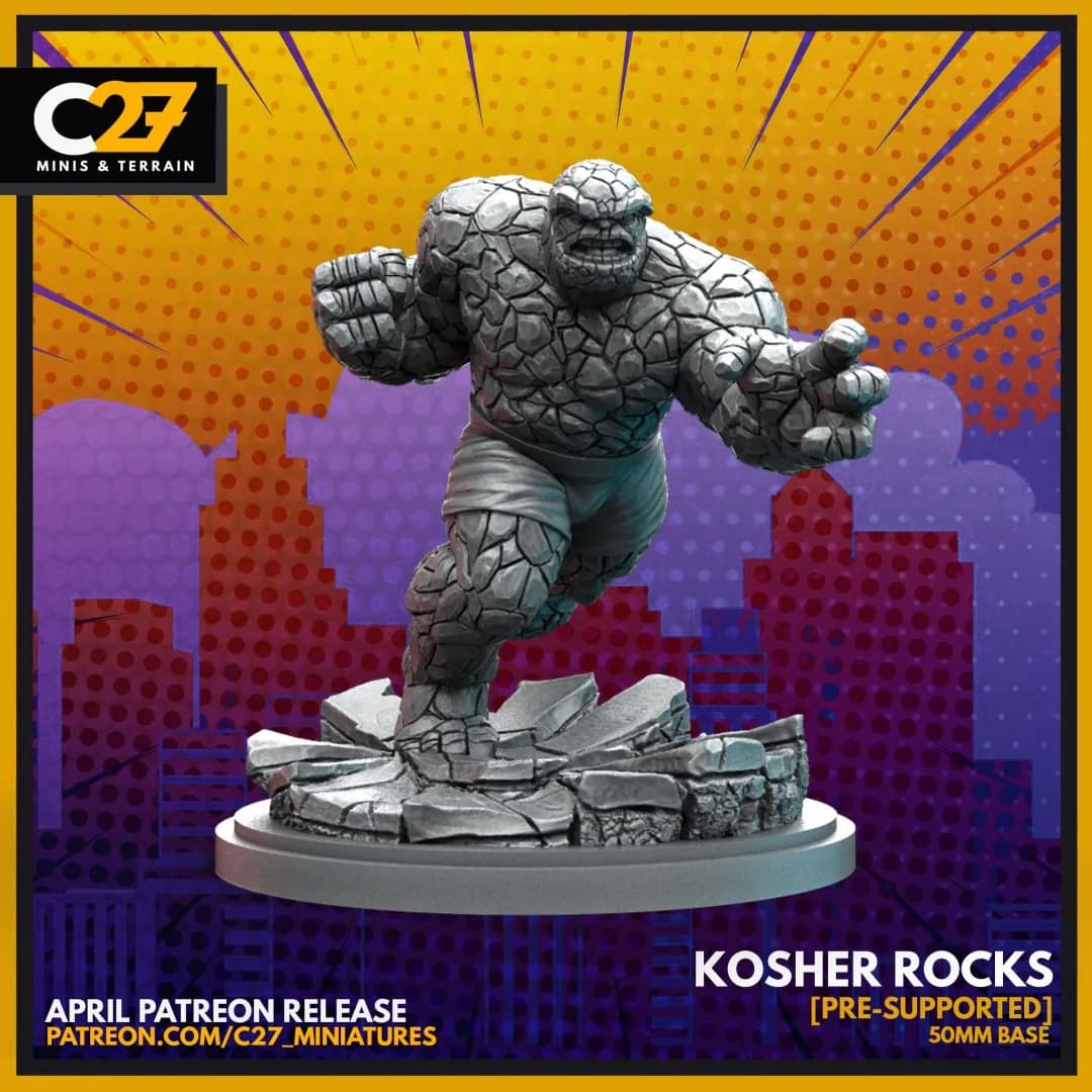 STL - Kosher Rocks render 1