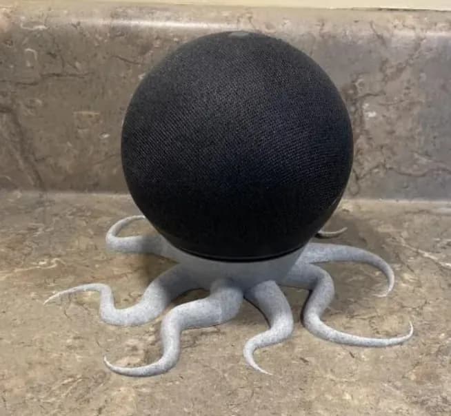 STL - kraken alexa echo dot pedestal dot 4 render 1