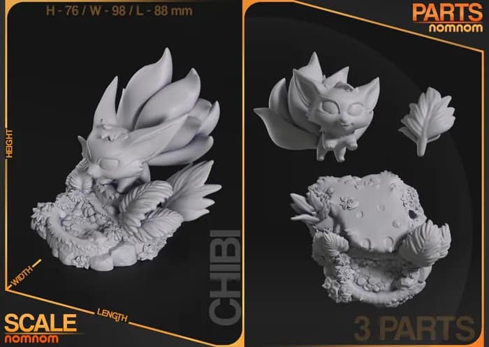 STL - kurama render 3